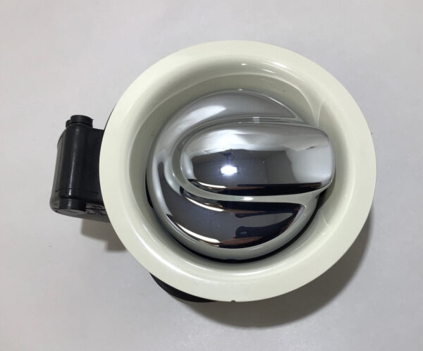 2007-2014 Mini Cooper S JCW Chrome Fuel Door Lid / 5117714888 / R55 R56 / R2024