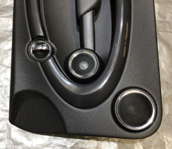 2007-2015 Mini Cooper Passenger Interior Door Panel / Carbon Black / OEM / R2024 - Image 5