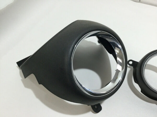 2007-2015 Mini Cooper Speedometer Cluster Surround Trim Vents / Chrome / R2008 - Image 3