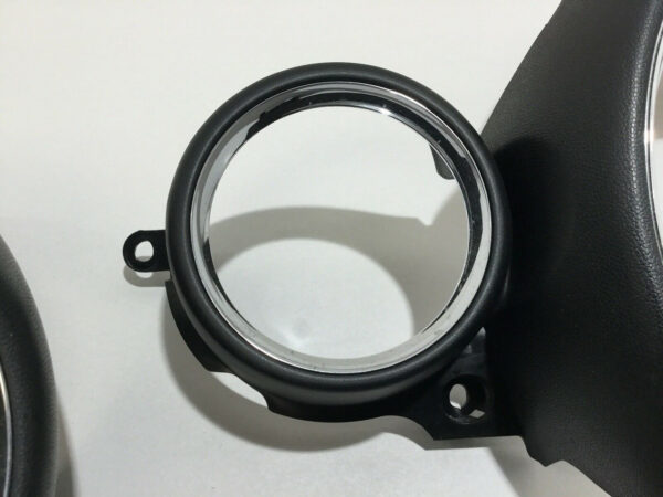 2007-2015 Mini Cooper Speedometer Cluster Surround Trim Vents / Chrome / R2008 - Image 4