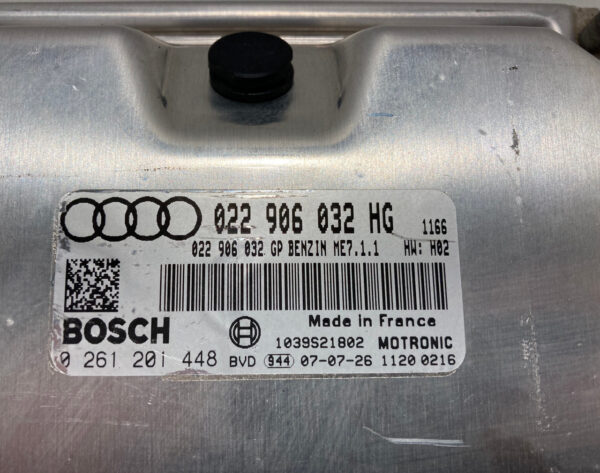 2008 Audi TT 3.2 Quattro ECU Engine Control Module / 022906032HG / T2012 - Image 2
