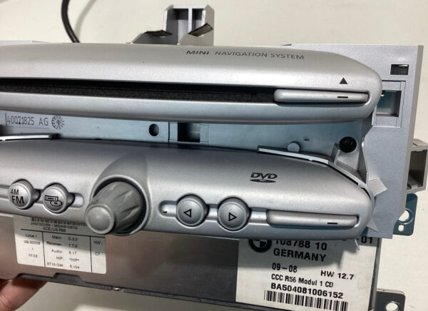 2008-2009 Mini Cooper R56 Navigation Radio Head Unit / DVD Receiver / 65839195963 / R2029 - Image 4