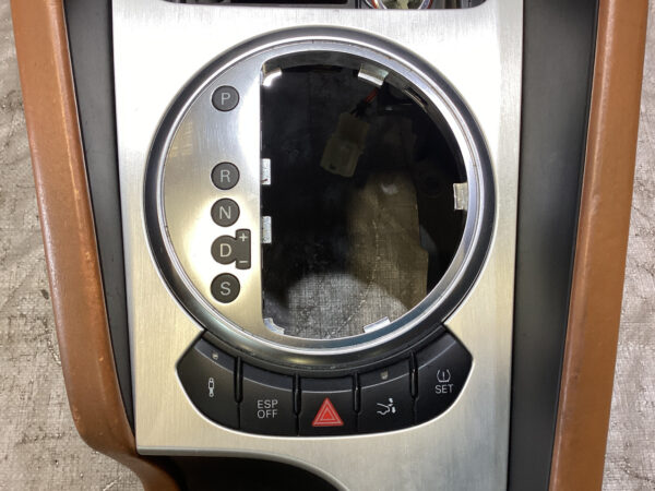 2008-2010 Audi TT MK2 Front Upper Console Assembly / Chennai Brown Leather / T2011 - Image 3