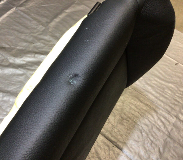2008-2011 BMW 128i 135i Convertible Rear Seat Set / Black Boston Leather / B1007 - Image 4