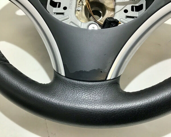 2008-2013 BMW 128i 135i Black Leather Steering Wheel / OEM / B1002 - Image 2