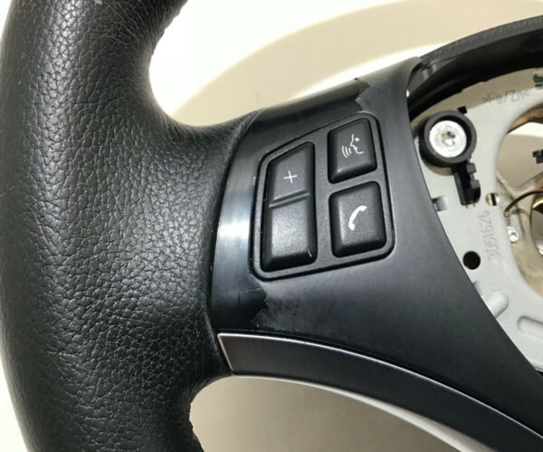 2008-2013 BMW 128i 135i Black Leather Steering Wheel / OEM / B1002 - Image 3
