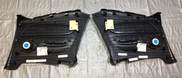 2008-2013 BMW 128i 135i Convertible Interior Rear Quarter Panels / Black / B1008 - Image 3