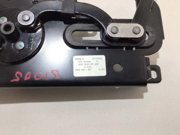 2008-2013 BMW 128i 135i Convertible Top Front Latch Locking Motor w/ Rods / OEM / B1005 - Image 5