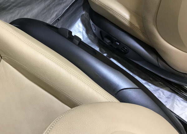 2008-2013 BMW 128i 135i Coupe Sports Seats / Pair / Beige Leather / B1001 - Image 3