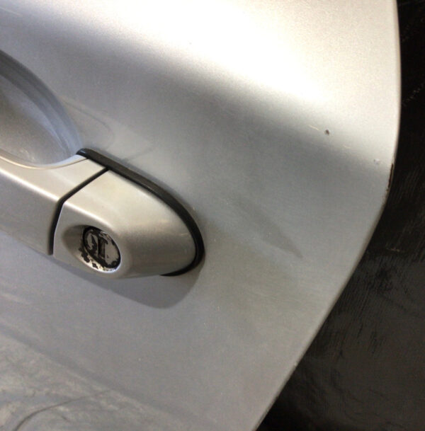2008-2013 BMW 128i 135i Driver Door Shell Assembly / Titan Silver / B1007 - Image 3