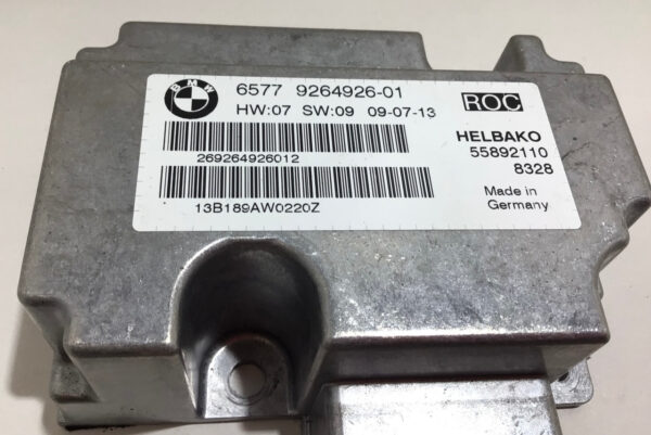 2008-2013 BMW E88 135i Convertible Rollover Roof Control Module / ROC / 6577926492601 / B1009 - Image 2