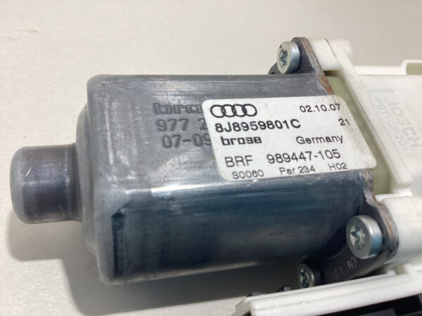 2008-2014 Audi TT Convertible Driver Side Window Motor / 8J7959801C / T2012 - Image 2
