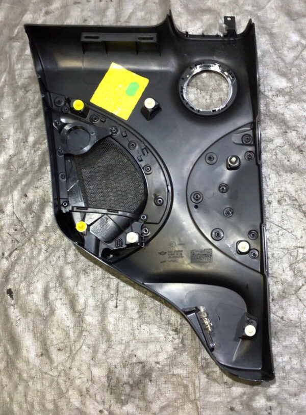 2008-2014 Mini Cooper R55 Clubman Passenger Rear Interior Door Panel / Carbon Black / R2027 - Image 3