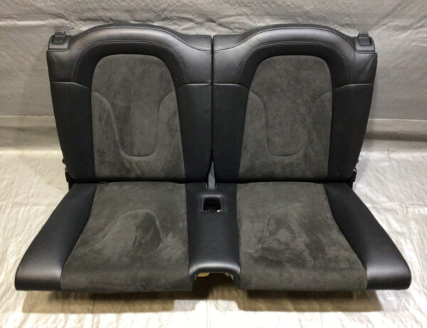 2008-2015 Audi TT Coupe Rear Seat Set / Black Leather / Alcantara / T2005