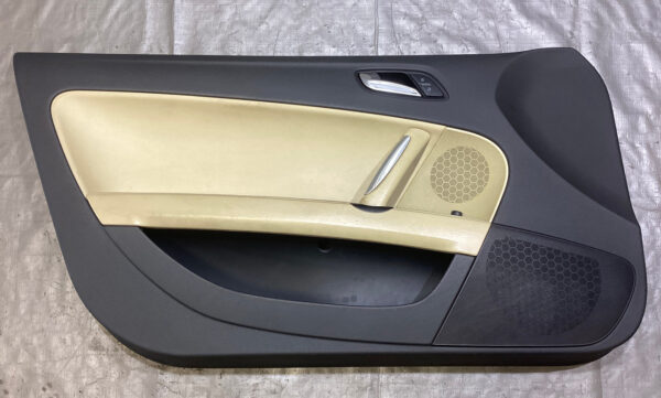 2008-2015 Audi TT Mk2 8J Interior Door Panels / Pair / Luxor Beige Leather / T2010 - Image 2