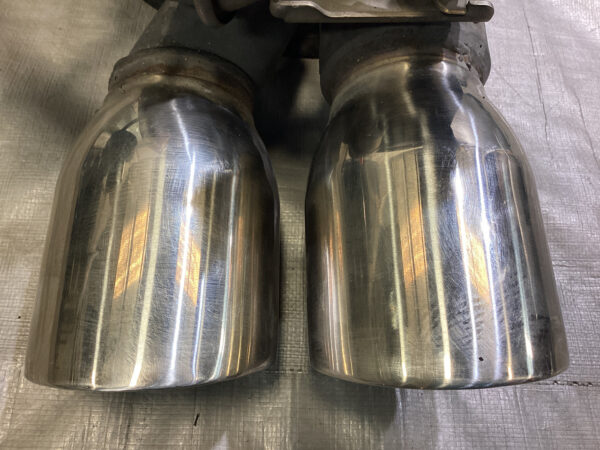 2009-2013 Chevrolet Corvette C6 OEM NPP Valved Exhaust Mufflers w/ Tips / Pair / 58K C6014 - Image 4