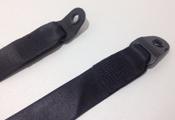 2009-2013 Mini Cooper R57 Convertible Cabrio Rear Seat Belts / Pair / R2002 - Image 4
