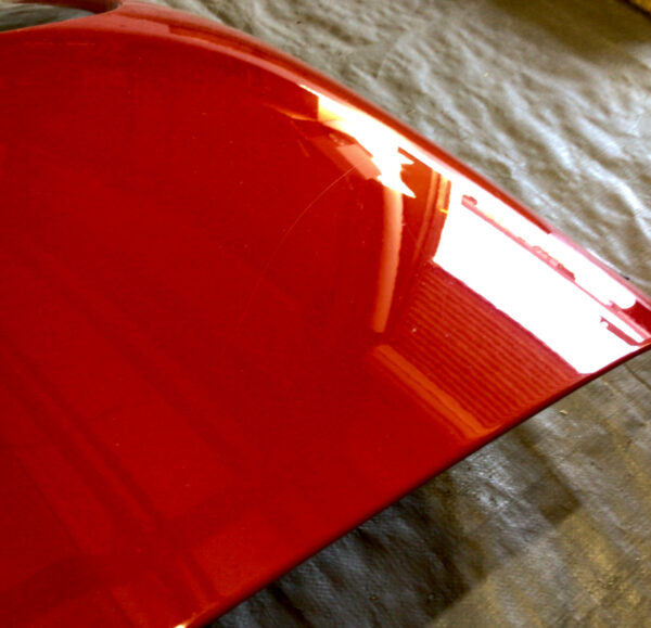 2009-2016 BMW E89 Z4 Convertible Roof Rear Panel w/ Glass / Crimson Red / Z4904 - Image 5