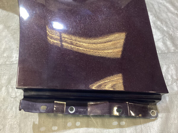 2009-2020 Nissan 370Z Driver Side Fender Panel / Black Cherry Metallic 7Z018 - Image 4