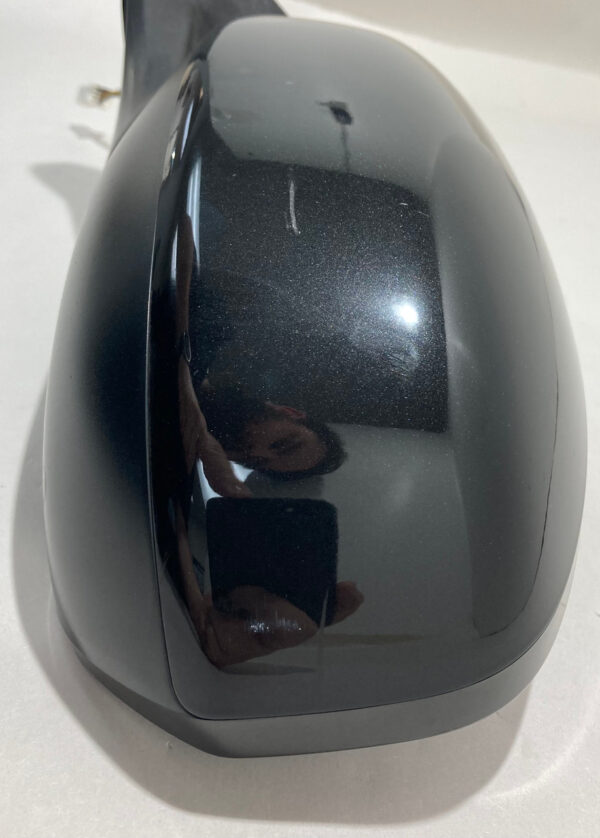 2009-2020 Nissan 370Z Driver Side Mirror / Heated / Magnetic Black Metallic 7Z019 - Image 3
