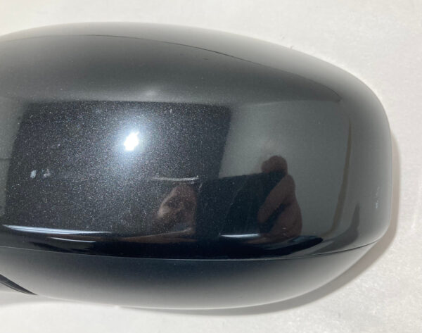 2009-2020 Nissan 370Z Driver Side Mirror / Heated / Magnetic Black Metallic 7Z019 - Image 5