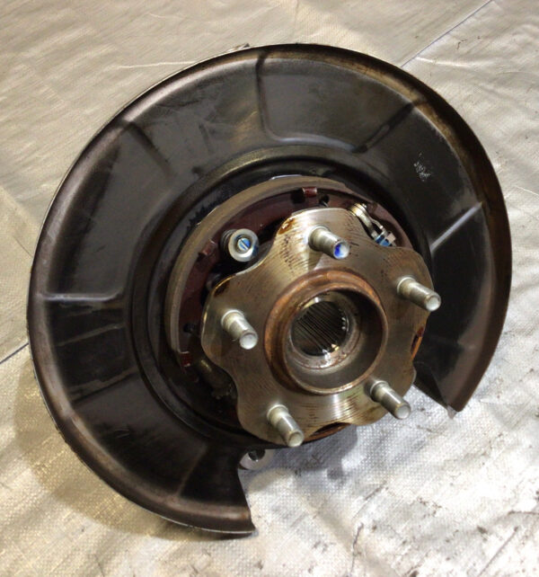 2009-2020 Nissan 370Z Driver Side Rear Knee Hub w/ Control Arms / 75K 7Z017 - Image 2