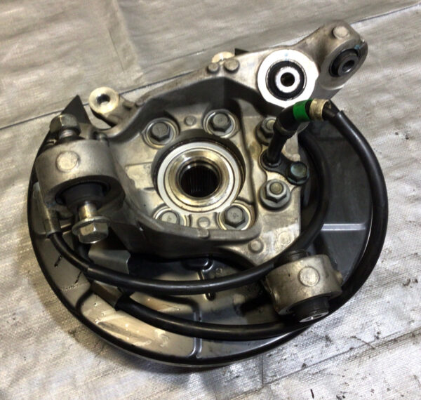 2009-2020 Nissan 370Z Driver Side Rear Knee Hub w/ Control Arms / 75K 7Z017 - Image 3