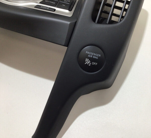 2009-2020 Nissan 370Z Front Center Console Trim Surround w/ Navigation Controls / 7Z012 - Image 3