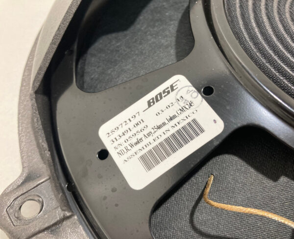 2010-2011 Chevrolet Corvette C6 Bose Premium Audio Door Speakers / Pair / OEM / C6016 - Image 5