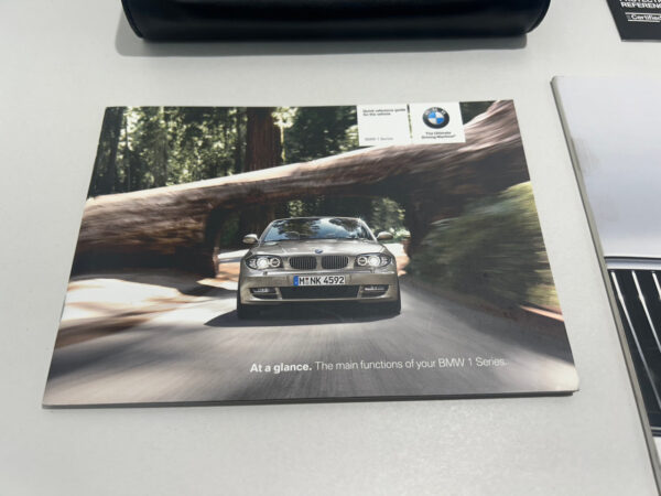 2011 BMW 135i Convertible Factory Owner's Manual w/ Case / B1010 - Image 2