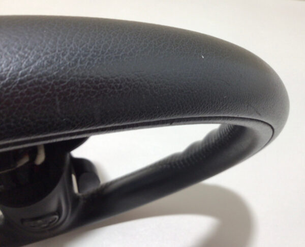2011-2015 Mini Cooper Black Leather 3 Spoke Steering Wheel / Automatic / R2027 - Image 2