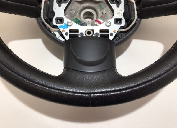 2011-2015 Mini Cooper Black Leather 3 Spoke Steering Wheel / Automatic / R2027 - Image 4