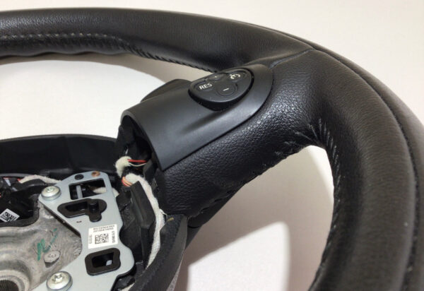 2011-2015 Mini Cooper Black Leather 3 Spoke Steering Wheel / Automatic / R2027 - Image 5