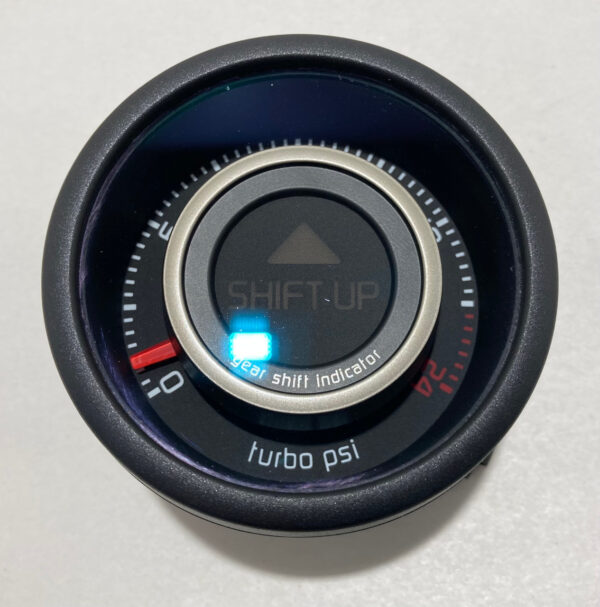 2012-2014 Fiat 500 Abarth Turbo Boost Gauge / Shift Light / 68139476AA / F5019