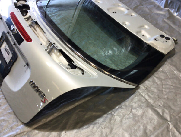 2012-2015 Mini Cooper R58 Coupe Rear Hatchback Lid / White Silver / R2018 - Image 4