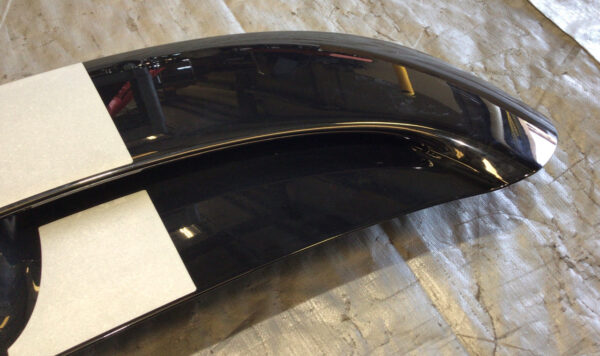 2012-2015 Mini Cooper R58 Coupe Upper Rear Roof Spoiler / Black / R2018 - Image 3