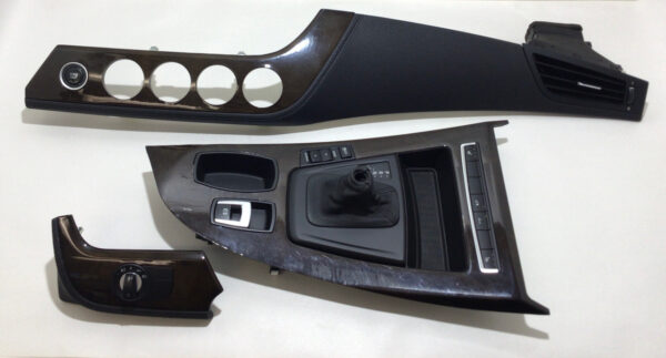 2012-2016 BMW E89 Z4 Dashboard / Console Trim Set / Fine Wood Ash Grain / Z4906