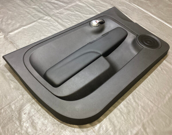 2012-2016 Fiat 500 Abarth Interior Door Panels w/ Black Leatherette / Pair / F5017 - Image 4