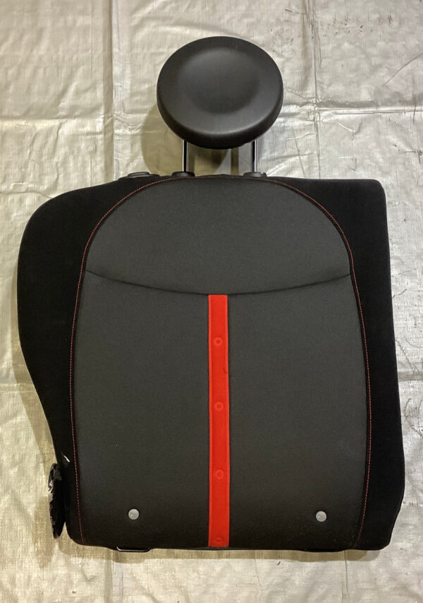 2012-2017 Fiat 500 Abarth Black Cloth Rear Seat Set / F5018 - Image 2