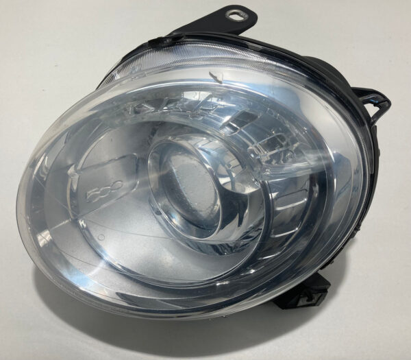 2012-2017 Fiat 500 Abarth Driver Side Headlight / OEM / Chrome / F5019