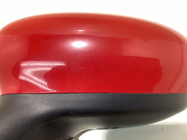 2012-2017 Fiat 500 Abarth Driver Side Mirror / Red / F5019 - Image 3