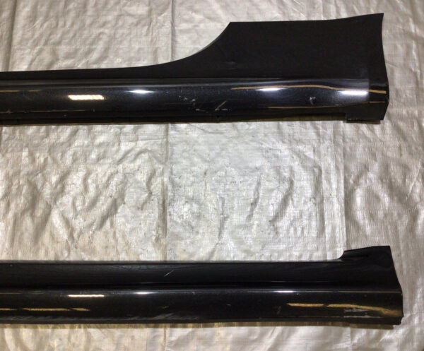 2012-2017 Fiat 500 Abarth OEM Side Skirt Rocker Panels / Pair / Nero (Black) F5015 - Image 2