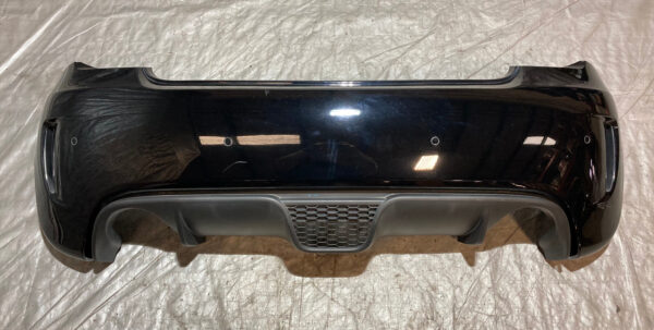 2012-2017 Fiat 500 Abarth Rear Bumper Cover w/ Diffuser / PDC / Nero Puro F5019