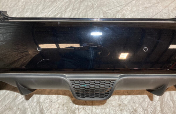 2012-2017 Fiat 500 Abarth Rear Bumper Cover w/ Diffuser / PDC / Nero Puro F5019 - Image 3