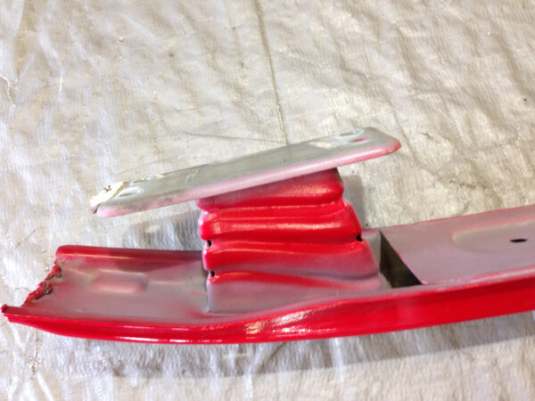 2012-2017 Fiat 500 Rear Bumper Support Beam / 5182465AB Rosso Red / F5004 - Image 3