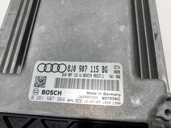 2013 Audi TT 2.0 Quattro ECU Engine Control Module / 8J0907115BG / T2009 - Image 2