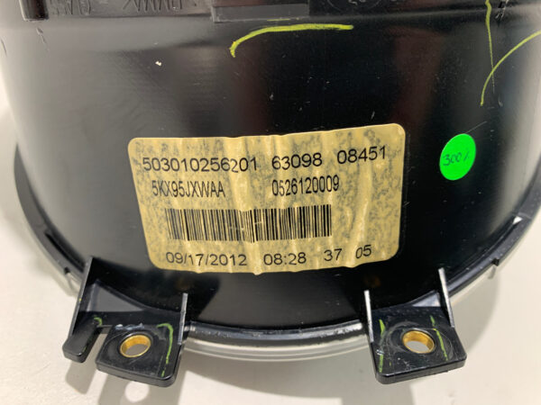 2013 Fiat 500 Abarth Instrument Gauge Cluster / 1YC43JXWAA / F5016 - Image 5