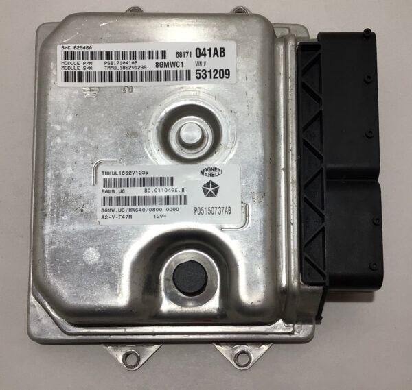 2013 Fiat 500 Abarth OEM Engine Control Module / ECU / 05150737AB / F5016