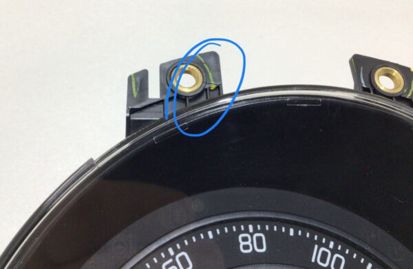 2013 Fiat 500 Abarth Speedometer Cluster Gauge Manual 60k 5KX05JXWAC F5010 - Image 2