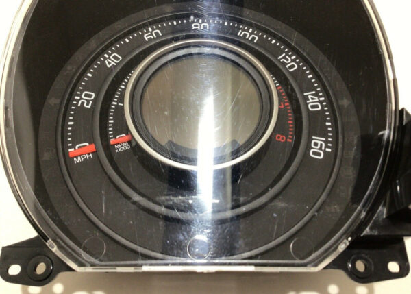2013 Fiat 500 Abarth Speedometer Cluster Gauge Manual 60k 5KX05JXWAC F5010 - Image 3